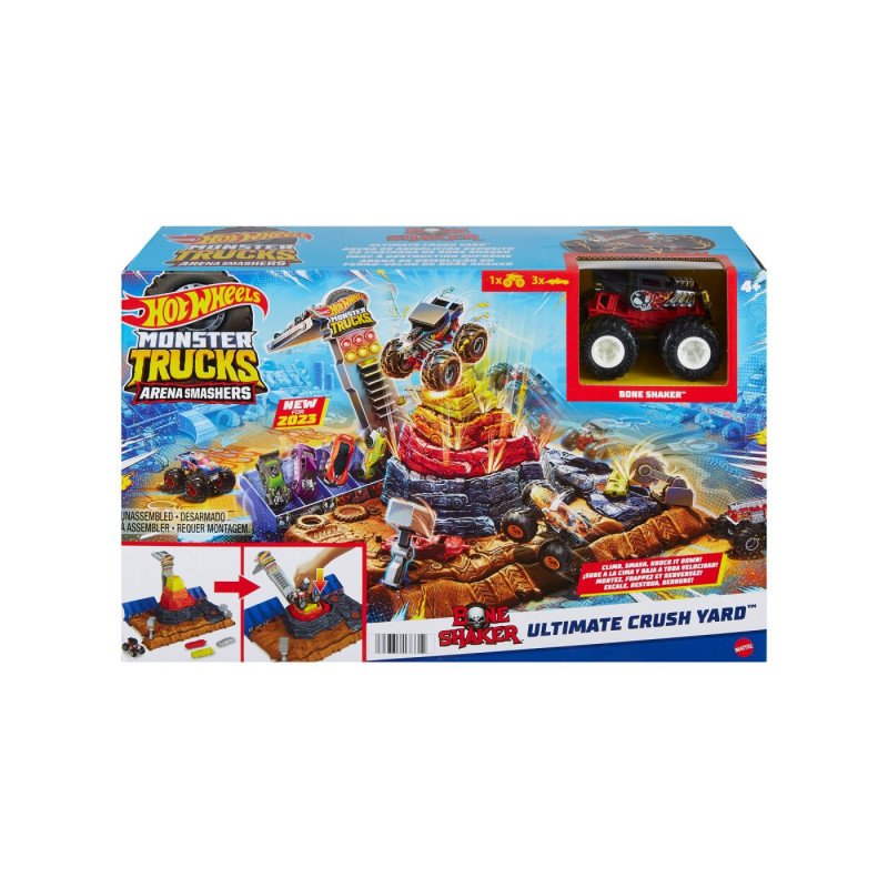 HOT WHEELS MONSTER TRUCKS ARENA SMASHERS BONE SHAKER ARENA ULTIMATE CRUSH | MARKETPLACE SHOPPING CENTER