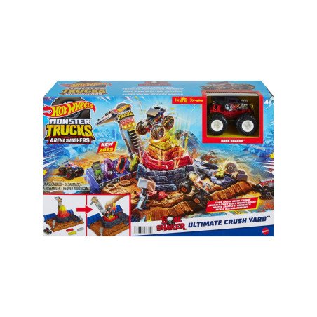 HOT WHEELS MONSTER TRUCKS ARENA SMASHERS BONE SHAKER ARENA ULTIMATE CRUSH | MARKETPLACE SHOPPING CENTER