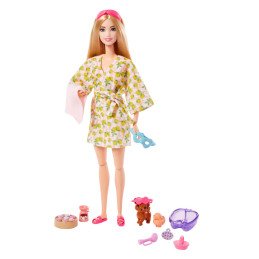 BARBIE SET DE JOACA CU ACCESORII PAPUSA BARBIE O ZI LA SPA | MARKETPLACE SHOPPING CENTER