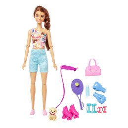 BARBIE SET DE JOACA CU ACCESORII PAPUSA BARBIE SPORTIVA | MARKETPLACE SHOPPING CENTER