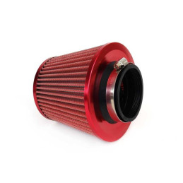 Filtru de aer conic rosu cu 3 adaptoare