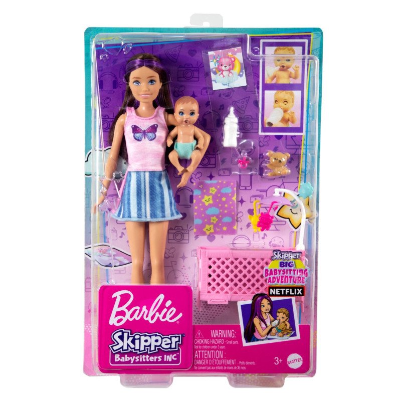 PAPUSA BARBIE MAMICA SATENA CU BEBELUS | MARKETPLACE SHOPPING CENTER