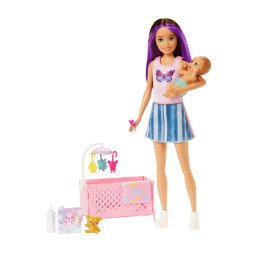 PAPUSA BARBIE MAMICA SATENA CU BEBELUS | MARKETPLACE SHOPPING CENTER