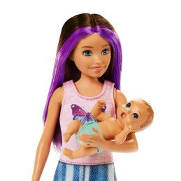 PAPUSA BARBIE MAMICA SATENA CU BEBELUS | MARKETPLACE SHOPPING CENTER