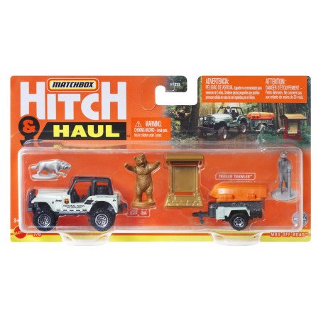 MATCHBOX HITCH&HAUL SET 2 VEHICULE MBX OFF ROAD 1988 JEEP 4X4 TRAILER TRAWLER SCARA 1:64 | MARKETPLACE SHOPPING CENTER
