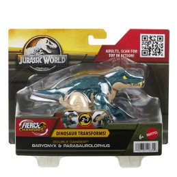 JURASSIC WORLD FIERCE CHANGERS DOUBLE DANGER DINOZAUR TRANSFORMABIL BARYONYX SI PARASAUROLOPHUS | 1Buy.ro