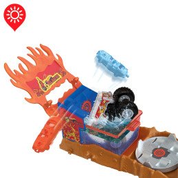HOT WHEELS MONSTER TRUCK ARENA SMASHERS COLOR SHIFTERS SALVAREA LUI 5ALARM | MARKETPLACE SHOPPING CENTER