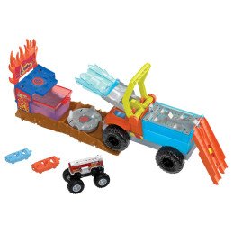 HOT WHEELS MONSTER TRUCK ARENA SMASHERS COLOR SHIFTERS SALVAREA LUI 5ALARM | MARKETPLACE SHOPPING CENTER