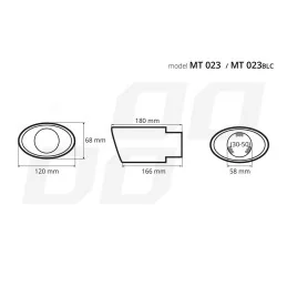 Ornament Toba Esapament Auto Inox Universal MT-023