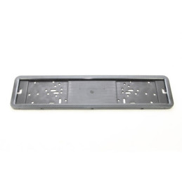 Suport Numar Inmatriculare Inox Finisaj Carbon LPF-002 Universal