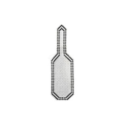 Husa Scaun Auto Masaj Lemn Alb Negru 128x38cm Confort