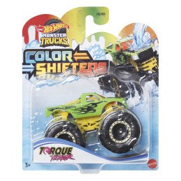 HOT WHEELS MONSTER TRUCK CAMION TORQUE TERROR CU CULORI SCHIMBATOARE SCARA 1:64 | 1Buy.ro