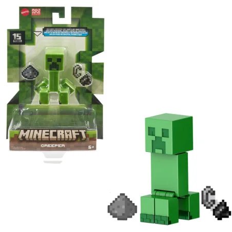 MINECRAFT CRAFT A BLOCK FIGURINA CREEPER 8CM | MARKETPLACE SHOPPING CENTER