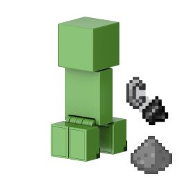 MINECRAFT CRAFT A BLOCK FIGURINA CREEPER 8CM | MARKETPLACE SHOPPING CENTER