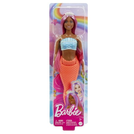 BARBIE DREAMTROPIA PAPUSA SIRENA CU PAR MAGENTA SI COADA PORTOCALIE | MARKETPLACE SHOPPING CENTER