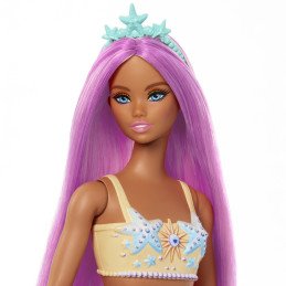BARBIE DREAMTROPIA PAPUSA SIRENA CU PARUL ROZ SI COADA PORTOCALIE | MARKETPLACE SHOPPING CENTER