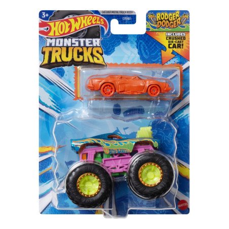 HOT WHEELS MONSTER TRUCK SI MASINUTA METALICA RODGER DODGER | MARKETPLACE SHOPPING CENTER