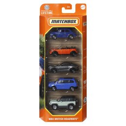MATCHBOX SET 5 MASINUTE METALICE MBX BRITISH ROADWAYS SCARA 1:64 | 1Buy.ro