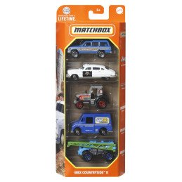 MATCHBOX SET 5 MASINUTE METALICE MBX COUNTRYSIDE II SCARA 1:64 | 1Buy.ro