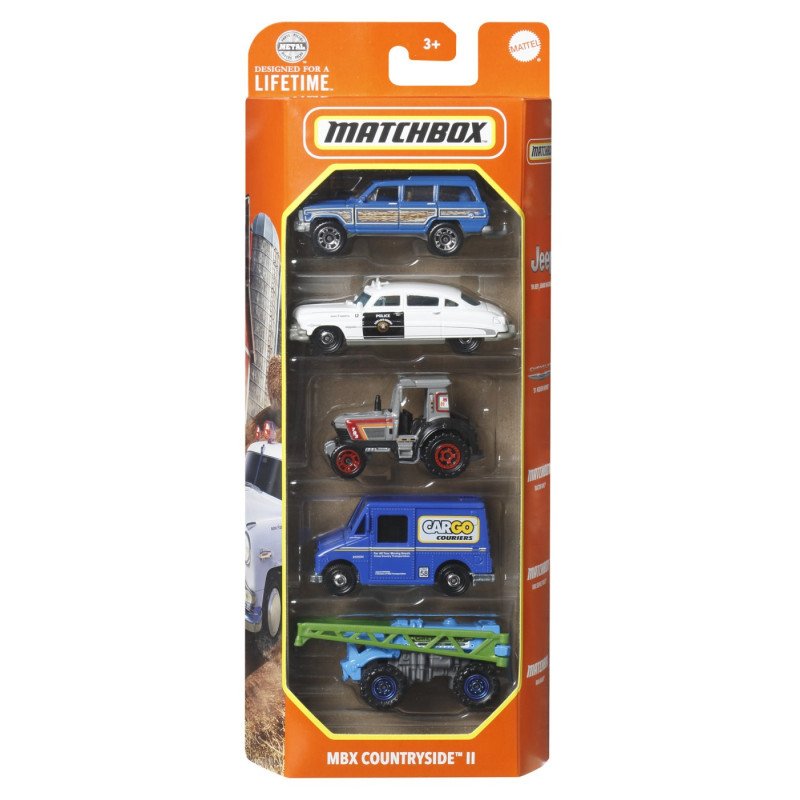 MATCHBOX SET 5 MASINUTE METALICE MBX COUNTRYSIDE II SCARA 1:64 | MARKETPLACE SHOPPING CENTER