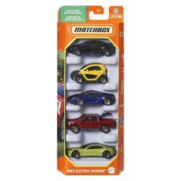 MATCHBOX SET 5 MASINUTE METALICE MBX ELECTRIC DRIVERS SCARA 1:64 | 1Buy.ro