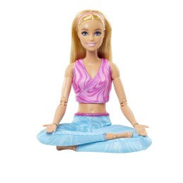 PAPUSA BARBIE MADE TO MOVE BLONDA CU TOP MOV | MARKETPLACE SHOPPING CENTER