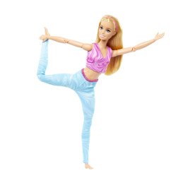 PAPUSA BARBIE MADE TO MOVE BLONDA CU TOP MOV | MARKETPLACE SHOPPING CENTER