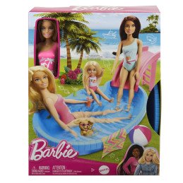 BARBIE SET PAPUSA BARBIE BLONDA SI PISCINA | 1Buy.ro
