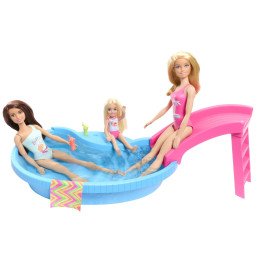 BARBIE SET PAPUSA BARBIE BLONDA SI PISCINA | MARKETPLACE SHOPPING CENTER
