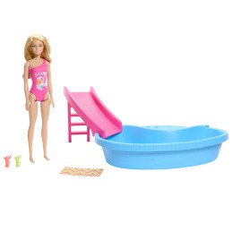 BARBIE SET PAPUSA BARBIE BLONDA SI PISCINA | MARKETPLACE SHOPPING CENTER