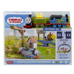 THOMAS SET DE JOACA CU LOCOMOTIVA MOTORIZATA THOMAS LIVREAZA VOPSEAUA | 1Buy.ro