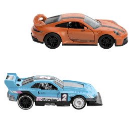 HOT WHEELS SET 2 MASINUTE METALICE PULL BACK GT-SCORCHER SI PORSCHE 911 GT3 1:43 | MARKETPLACE SHOPPING CENTER