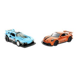 HOT WHEELS SET 2 MASINUTE METALICE PULL BACK GT-SCORCHER SI PORSCHE 911 GT3 1:43 | MARKETPLACE SHOPPING CENTER