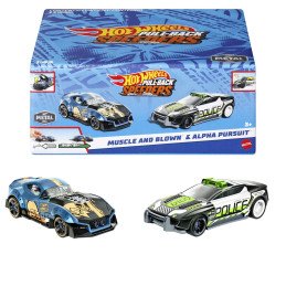 HOT WHEELS SET 2 MASINUTE METALICE PULL BACK MUSCLE AND BLOWN SI ALPHA PURSUIT 1:43 | MARKETPLACE SHOPPING CENTER