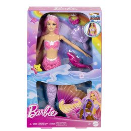 BARBIE COLOR CHANGE PAPUSA SIRENA CU PAR ROZ | 1Buy.ro