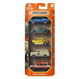 MATCHBOX SET 5 MASINUTE METALICE COFFEE CRUISERS V SCARA 1:64 | 1Buy.ro
