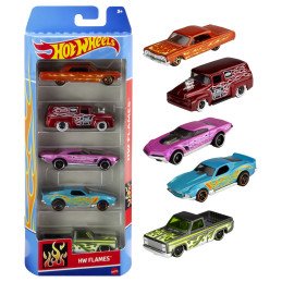 SET 5 MASINI HOT WHEELS HW FLAMES | 1Buy.ro