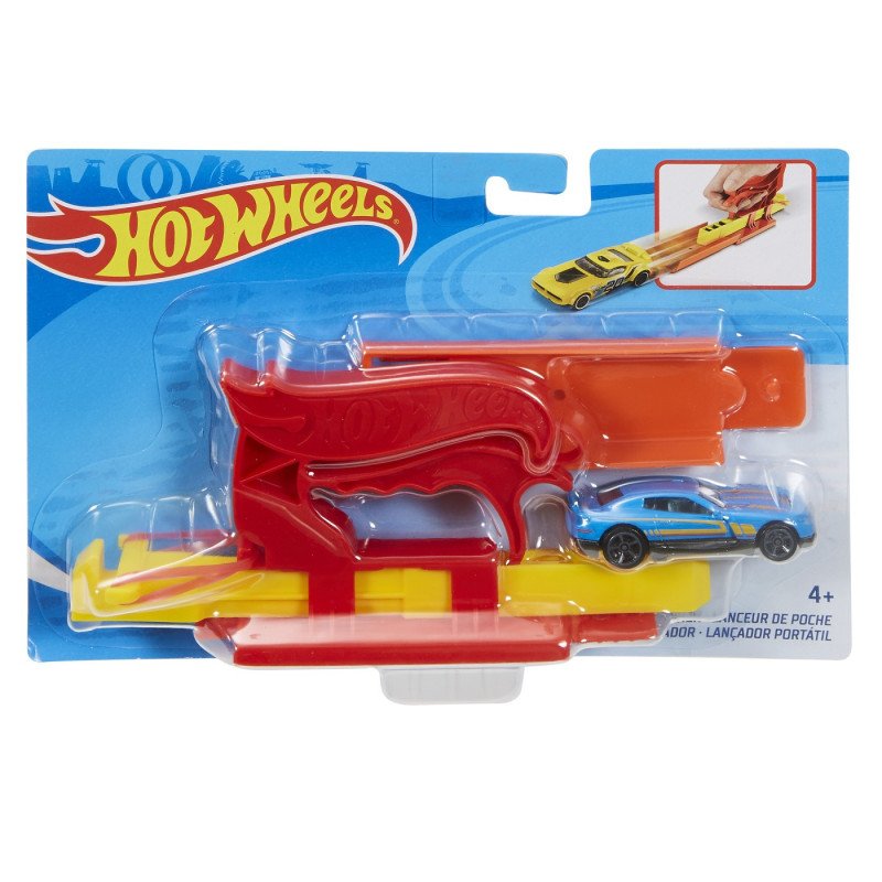 HOT WHEELS SET LANSATOR PORTABIL ROSU SI MASINUTA | MARKETPLACE SHOPPING CENTER