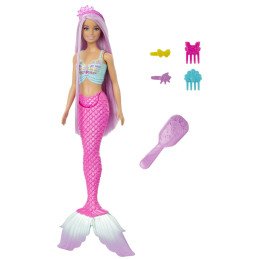 BARBIE PAPUSA SIRENA CU PAR MOV SI COADA ROZ | MARKETPLACE SHOPPING CENTER