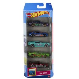 SET 5 MASINI HOT WHEELS CU DESIGN HW DRIFT | 1Buy.ro