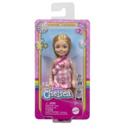 BARBIE PAPUSA CHELSEA BLONDA CU ROCHITA ROZ IN CAROURI | 1Buy.ro
