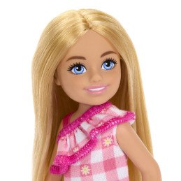 BARBIE PAPUSA CHELSEA BLONDA CU ROCHITA ROZ IN CAROURI | MARKETPLACE SHOPPING CENTER