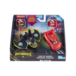 FISHER PRICE BATWHEELS SET 2 MASINUTE CU LUMINI REDBIRD SI BATWING SCARA 1:55 | 1Buy.ro