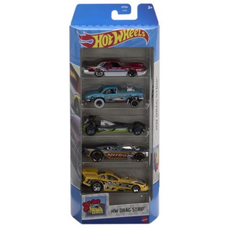 SET 5 MASINI HOT WHEELS CU DESIGN HW DRAG STRIP | MARKETPLACE SHOPPING CENTER