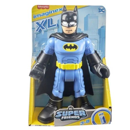 FISHER PRICE IMAGINEXT DC SUPER FRIENDS FIGURINA BATMAN XL CU COSTUM ALBASTRU | MARKETPLACE SHOPPING CENTER