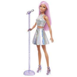 BARBIE PAPUSA BARBIE YOU CAN BE SET BARBIE STAR POP SI MICROFON | MARKETPLACE SHOPPING CENTER