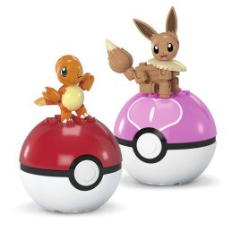 POKEMON MEGA SET DOUA BILE CHARMANDER SI EEVEE 40 PIESE | MARKETPLACE SHOPPING CENTER