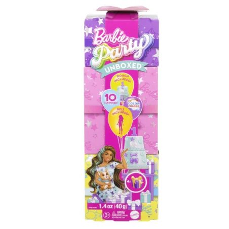 BARBIE PAPUSA PARTY UNBOXED REVEAL BRUNETA | MARKETPLACE SHOPPING CENTER