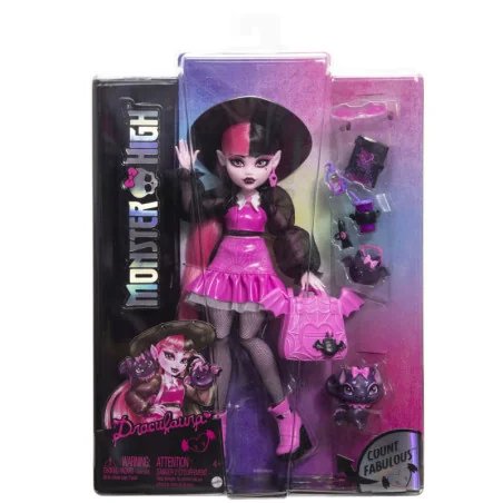 MONSTER HIGH PAPUSA DRACULAURA SI ANIMALUTUL COUNT FABULOUS | MARKETPLACE SHOPPING CENTER