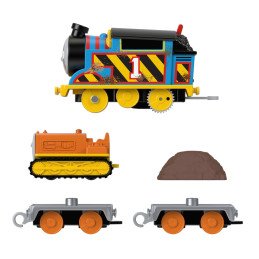 THOMAS LOCOMOTIVA MOTORIZATA ECHIPA PE SANTIER THOMAS AND TERENCE CU 2 VAGOANE | MARKETPLACE SHOPPING CENTER